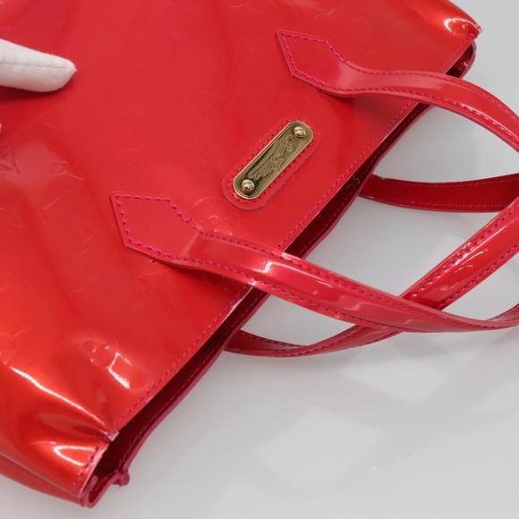 LOUIS VUITTON Vernis Wilshire Boulevard Hand Bag Rose Pop M93643 LV Auth BA5004 - Picture 6 of 16
